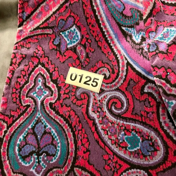 TanJay Multicolor Cotton Velvet Blazer - Picture 10 of 10